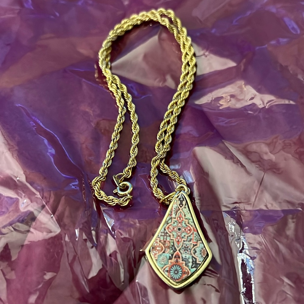 Mosaic Pendant Necklace